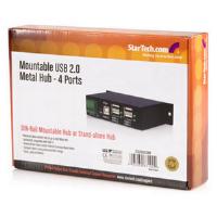 StarTech.com Mountable 4 Port Rugged Industrial USB Hub