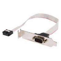 StarTech.com 9 Pin Serial Male to 10 Pin Motherboard Header LP Slot Plate