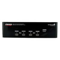 StarTech.com 4-Port DVI VGA Dual Monitor KVM Switch USB with Audio and USB 2.0 Hub