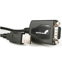 StarTech.com 1 Port Professional USB to Serial Adaptor Cable with COM Retention