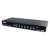 StarTech.com 8-Port KVM Switch Rackmount USB/VGA with Audio (Black)