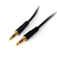 StarTech.com (10 feet) 3.5mm Stereo Audio Cable Male/Male (Black)