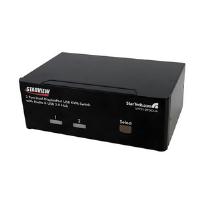 StarTech.com 2-Port Dual DisplayPort USB KVM Switch with Audio and USB 2.0 Hub