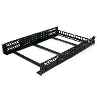 StarTech.com 2U Fixed 19 inch Adjustable Depth Universal Server Rack Rails