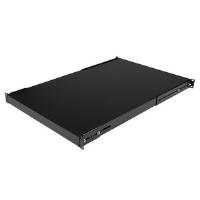 StarTech 1U 19 inch Adjustable Rack Mount Shelf - Heavy Duty Fixed Server Rack Cabinet Shelf