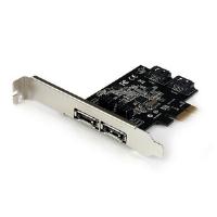 StarTech.com 2 Port PCI Express SATA 6 Gbps eSATA Controller Card - Dual Port PCIe SATA III Card - 2 Internal/2 External