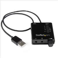 StarTech.com USB Stereo Audio Adaptor External Sound Card with SPDIF Digital Audio