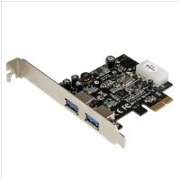 StarTech.com 2 Port PCI Express (PCIe) SuperSpeed USB 3.0 Card Adaptor with UASP - LP4 Power