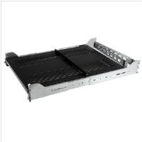 StarTech.com 2U Vented Sliding Rack Shelf with Cable Management Arm and Adjustable Mounting Depth - 125lbs / 56.7kg