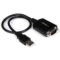 StarTech.com (30cm) USB to RS232 Serial DB9 Adaptor Cable with COM Retention