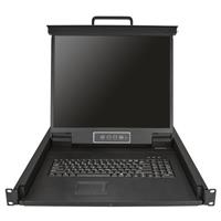 StarTech.com 1U (19 inch) Rack Mount Single-Port KVM Console