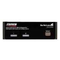 StarTech.com 2-Port Professional USB DisplayPort KVM Switch with Audio
