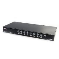 StarTech.com 16-Port (1U) Rack Mount USB KVM Switch with OSD