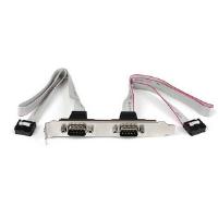 StarTech.com 2 Port 16 inch DB9 Serial Port Bracket to 10 Pin Header