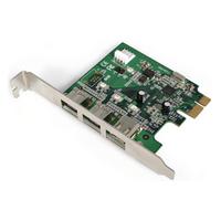 StarTech 3 Port PCI Express 1394 FireWire Adaptor Card FireWire Adaptor