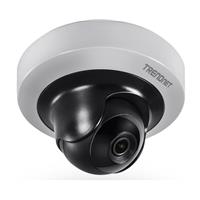 TRENDnet (2MP) IR Mini Network Camera 1080p WDR Pan/Tilt PoE Indoor Day/Night (Silver) V1.0R