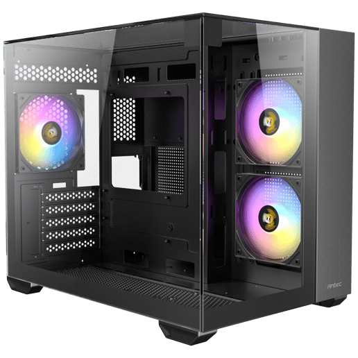 Antec CX600M Trio ARGB Mini Tower Gaming Case - Black 