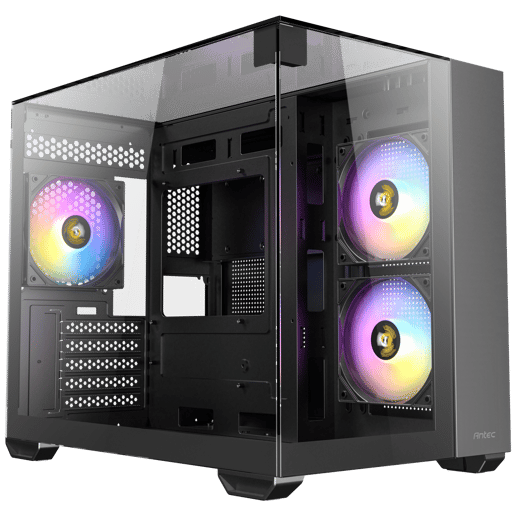 Antec CX600M Trio ARGB Mini Tower Gaming Case - Black 