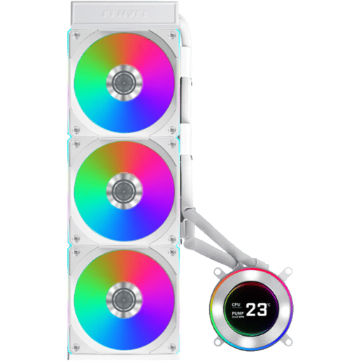 Lian Li HydroShift II LCD-C 360R 360mm AIO CPU Cooler - White