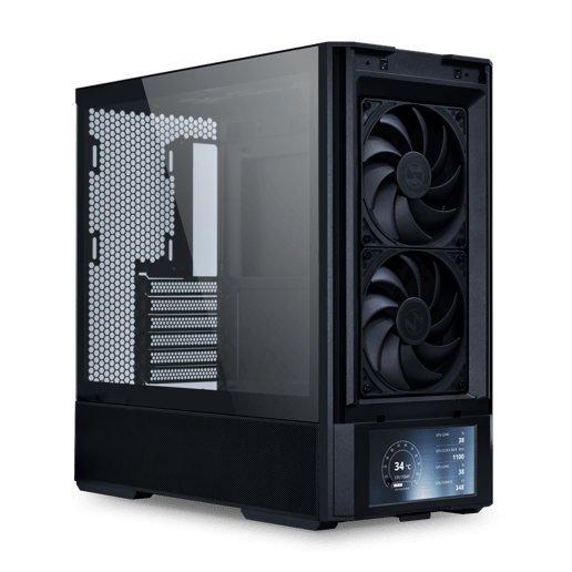 Lian Li LANCOOL 207 Digital Mid Tower Case - Black 