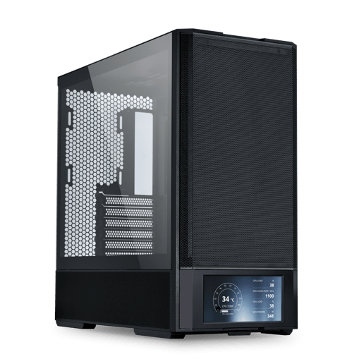 Lian Li LANCOOL 207 Digital Mid Tower Case - Black 