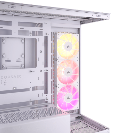 Corsair 3500X ARGB Mid Tower Case - White 