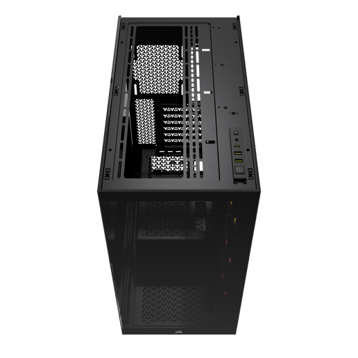 CORSAIR 3500X LX-R RGB iCUE LINK Mid-Tower PC-Behuizing – 3x Voorgeïnstalleerde LX120-R RGB-Ventilatoren, Inclusief iCUE LINK-Systeemhub, Geschikt Voor Maximaal 10x 120mm-Ventilatoren – Zwart CORSAIR 3500X LX-R RGB iCUE LINK Mid-Tower PC-Behuizing – 3x Voorgeïnstalleerde LX120-R RGB-Ventilatoren, Inclusief iCUE LINK-Systeemhub, Geschikt Voor Maximaal 10x 120mm-Ventilatoren – Zwart