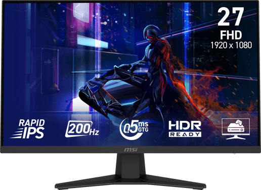 MSI MAG 274F 27" Gaming Monitor - S-IPS, 200Hz, 0.5ms, HDMI, DP