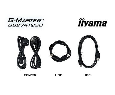 iiyama GB2741QSU-B1 27" Gaming Monitor - IPS, 144Hz, 1ms, Speakers, HDMI, DP