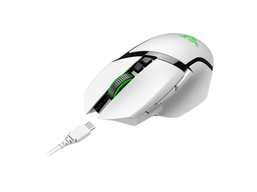 Razer Basilisk V3 Pro Customisable Wireless Gaming Mouse in White