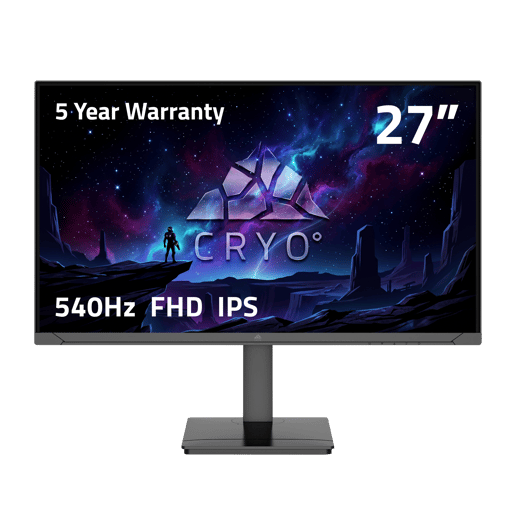 Cryo Vision 27 inch FHD 540hz Gaming Monitor