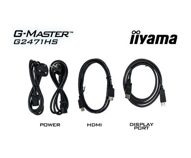 iiyama G2471HS-B1 23.8" Gaming Monitor - IPS, 240Hz, 0.3ms, Speakers, HDMI, DP