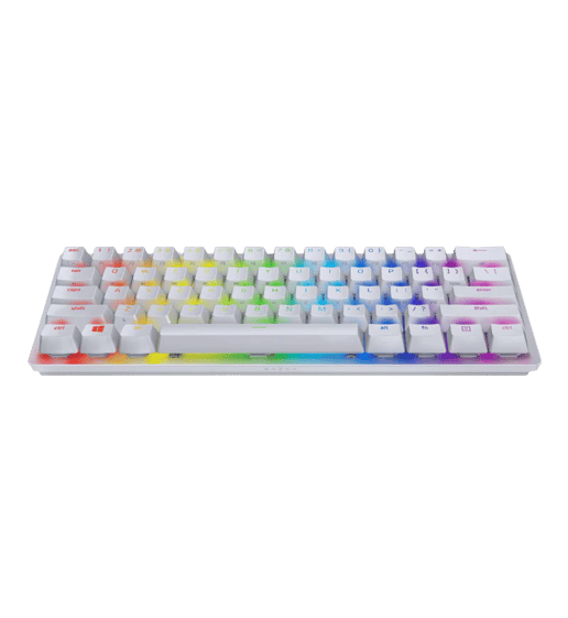 Razer Huntsman Mini 60% Optical Gaming Keyboard (Red Switch) - Mercury (UK Layout)