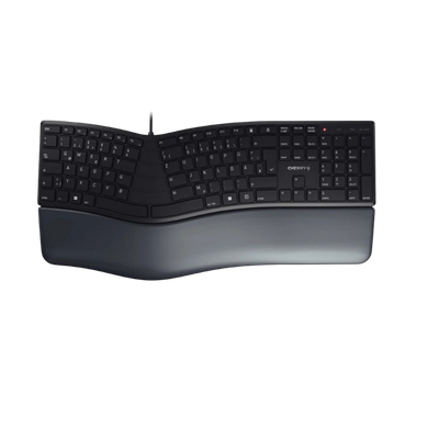 CHERRY KC 4500 ERGO Ergonomic Keyboard, Black, USB 2.0, UK Layout