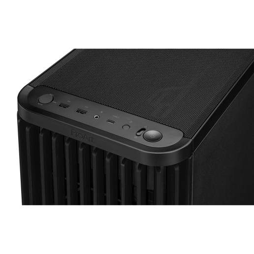 ASUS ProArt PA401 Wood Edition TG Mid Tower Case - Black 