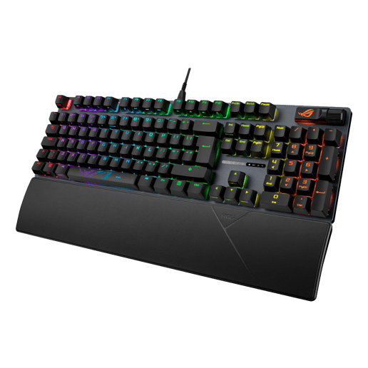 ASUS ROG Strix Scope II RX Mechanical RGB Gaming Keyboard in Black, ROG RX Red Switches