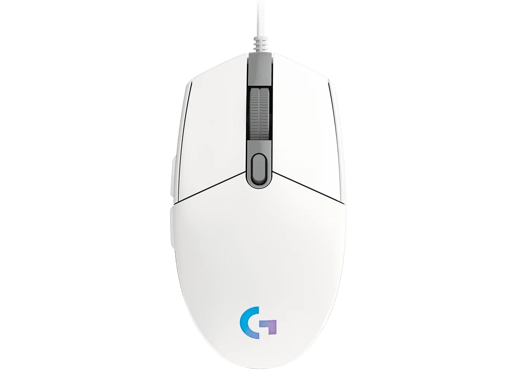 Logitech G102 LIGHTSYNC Wired Gaming Mouse in White