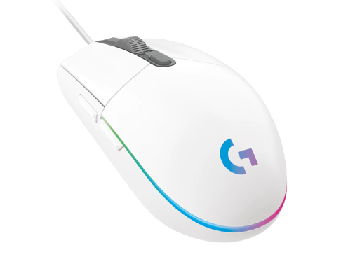 Logitech G102 LIGHTSYNC Wired Gaming Mouse in White