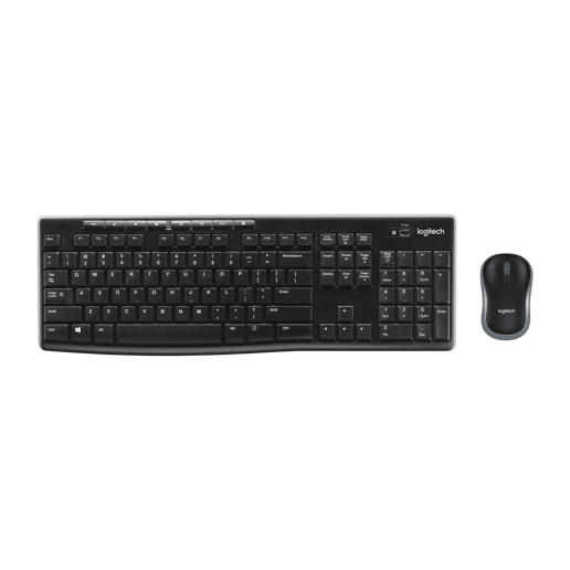 Logitech MK270 Wireless Combo Keyboard and Mouse Set (UK QWERTY)