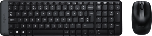 Logitech MK220 Wireless Combo Compact Keyboard and Mouse Set