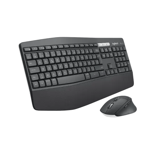 Logitech MK850 Performance Wireless Combo Keyboard and Mouse Set (Black) - UK