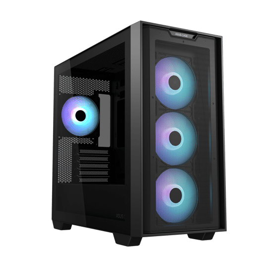 ASUS A21 PLUS Mid Tower Gaming Case - Black 
