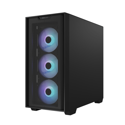 ASUS A21 PLUS Mid Tower Gaming Case - Black 