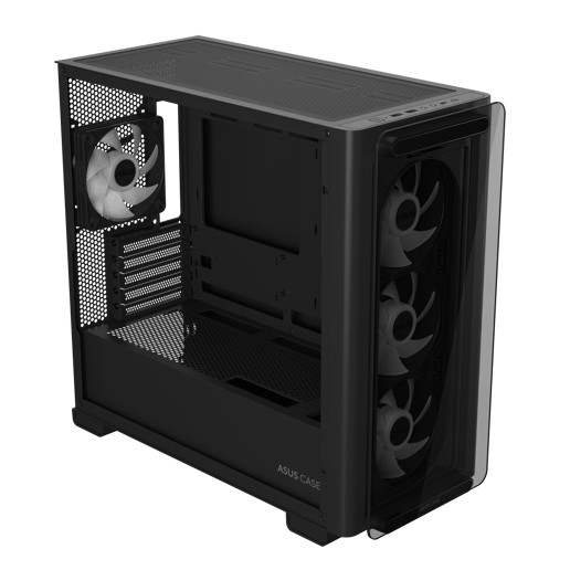 ASUS A23 PLUS Mid Tower Gaming Case - Black 
