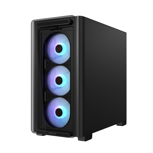 ASUS A23 PLUS Mid Tower Gaming Case - Black 