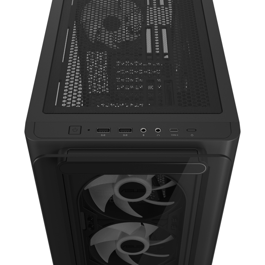 ASUS A23 PLUS Mid Tower Gaming Case - Black 