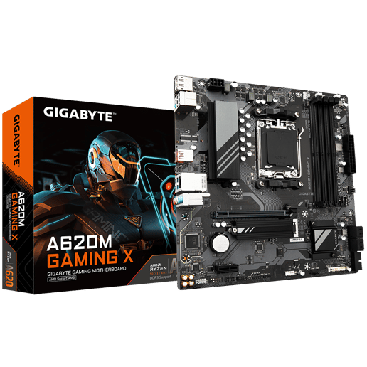 Gigabyte A620M GAMING X mATX Motherboard for AMD Socket AM5 CPUs