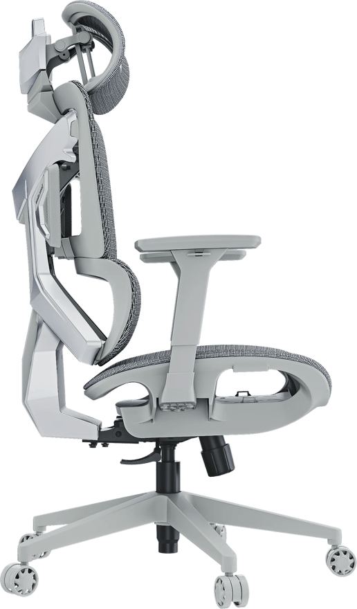 AndaSea X-Air Mega Premium Mesh Gaming Chair in Ash Grey
