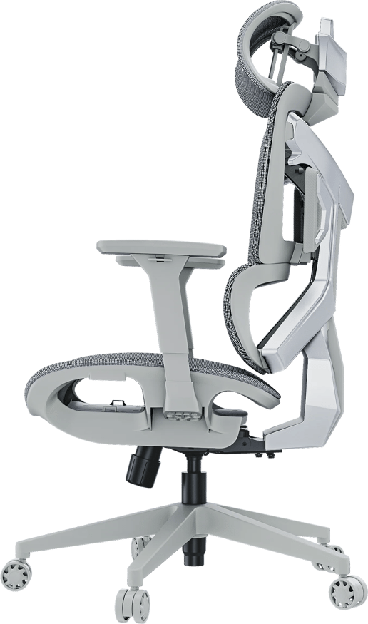 AndaSea X-Air Mega Premium Mesh Gaming Chair in Ash Grey
