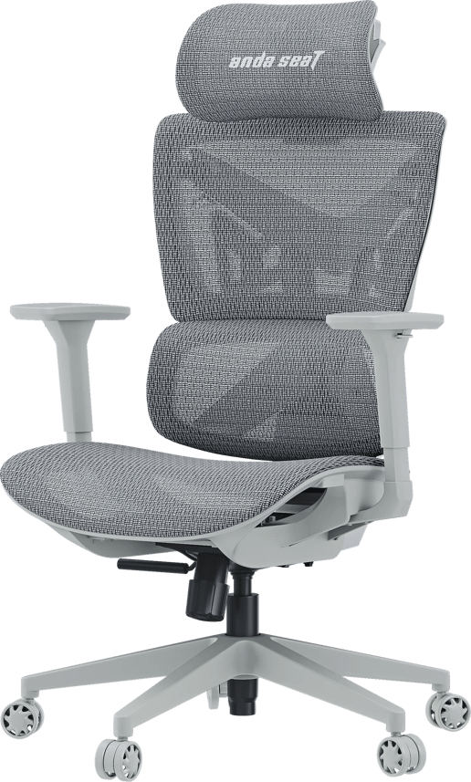 AndaSea X-Air Mega Premium Mesh Gaming Chair in Ash Grey